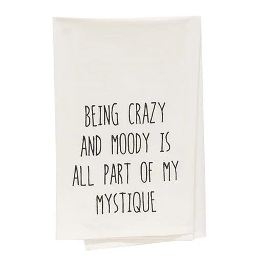 Bed skirts with a nautical themeBeing Crazy And Moody Is All Part Of My Mystique Dish Towel Bed skirts with a nautical themeBeing Crazy And Moody Is All Part Of My Mystique Dish Towel