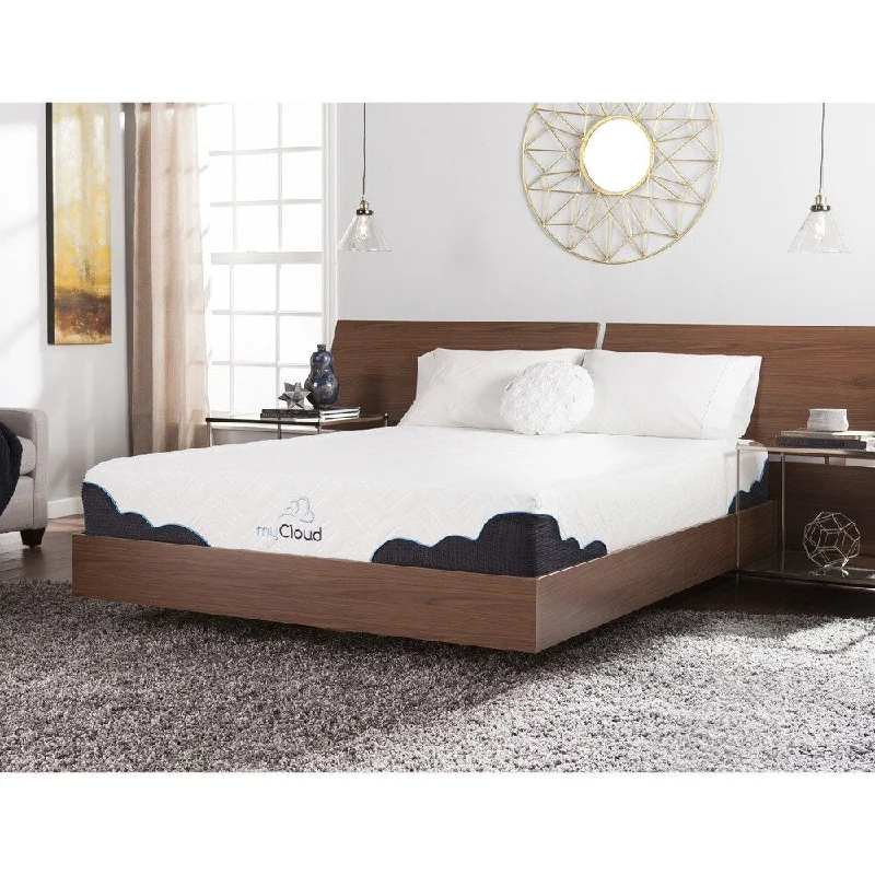 Memory foam mattresses for pressure relief and contouringmyCloud Cumulus 10-inch Queen-size Gel Memory Foam Mattress Memory foam mattresses for pressure relief and contouringmyCloud Cumulus 10-inch Queen-size Gel Memory Foam Mattress