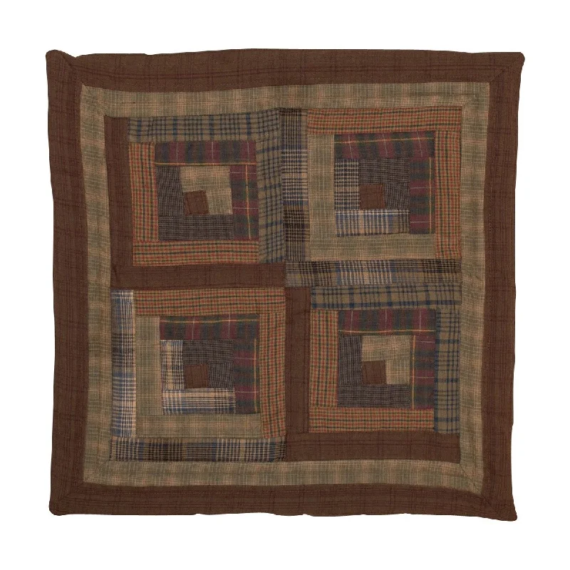 Square Pillows for Modern Home DecorFrontier Log Cabin Pillow