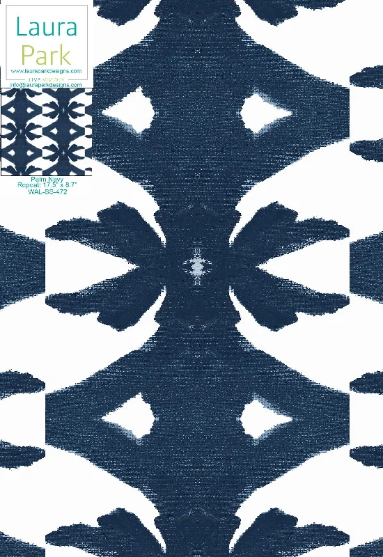 Wool - filled duvets for natural insulation and moisture - wicking propertiesPalm Navy Wallpaper Wool - filled duvets for natural insulation and moisture - wicking propertiesPalm Navy Wallpaper