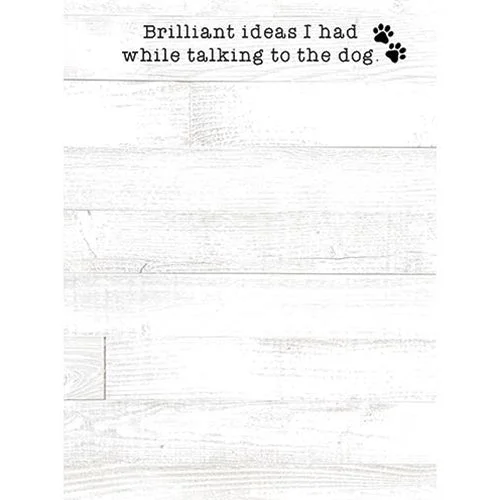 Floral - printed bed skirts for a feminine touchBrilliant Ideas I Had While Talking to the Dog Mini Notepad