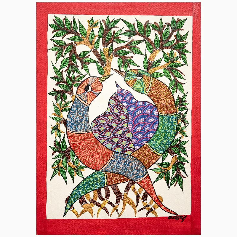 Cotton Pillows for Natural ComfortBird Feelings Painting