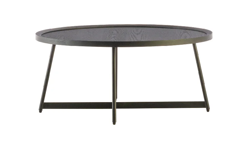 Polyester - foam mattresses for budget - friendly optionsNiklaus Round Black Coffee Table