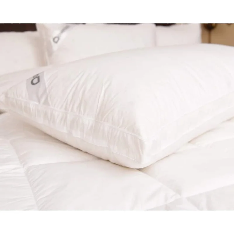 Plush Pillows for a Cozy BedDownia White Goose Down Double Surround 330-thread Count Pillow