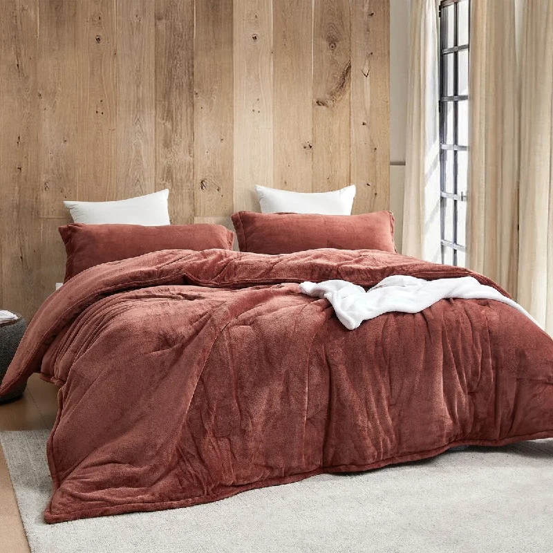 King - size comforters to fit large king - sized beds perfectlyWait Oh What - Coma Inducer® Oversized Comforter Set - Maple Syrup