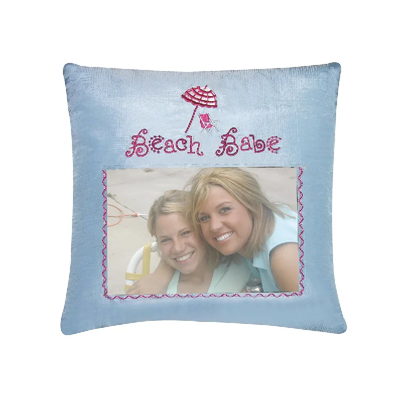 Plush Pillows for a Cozy BedBeach Babe Picture Mini Pillow