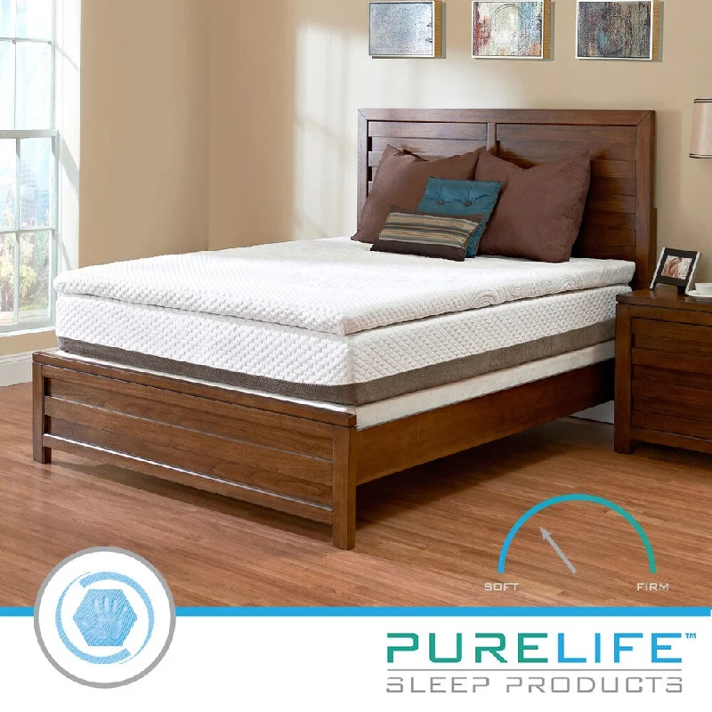 Gel - infused memory foam mattresses for cooler sleepPurelife Accord PureGel Plus 12-inch California King Gel Memory Foam Mattress