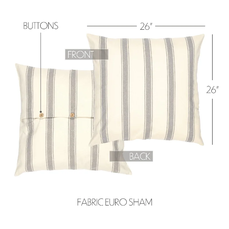 Polyester bed skirts for easy care and durabilityGrace Fabric Euro Sham 26x26
