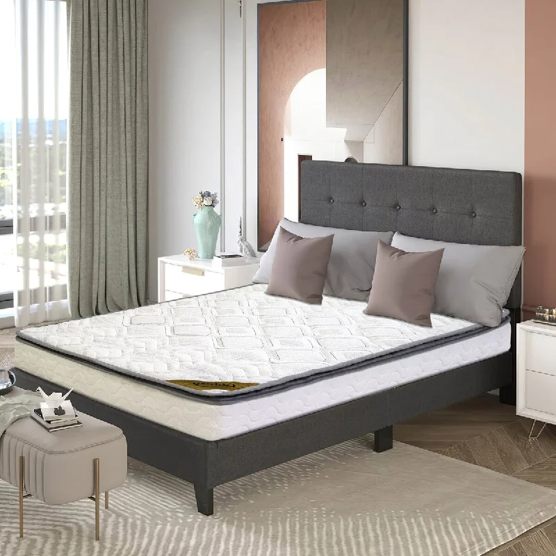 Gel - infused memory foam mattresses for cooler sleep9-Inch Medium Firm Foam Encased Pillowtop Pocketed Coil Innerspring Fully Assembled Mattress, Good For The Back Gel - infused memory foam mattresses for cooler sleep9-Inch Medium Firm Foam Encased Pillowtop Pocketed Coil Innerspring Fully Assembled Mattress, Good For The Back