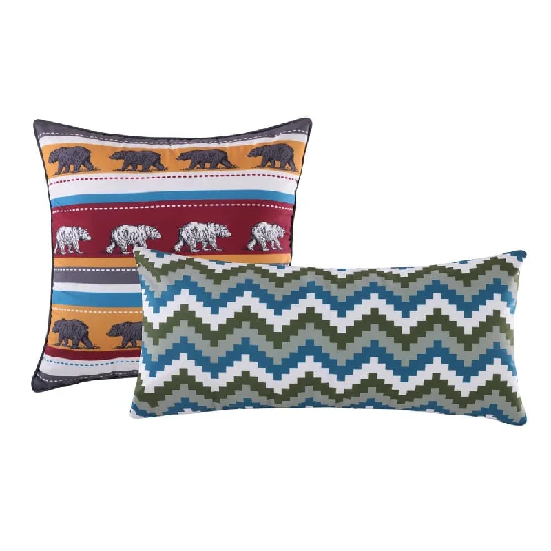 Cooling Pillows for Hot SleepersBlack Bear Lodge Decorative Pillow Pair