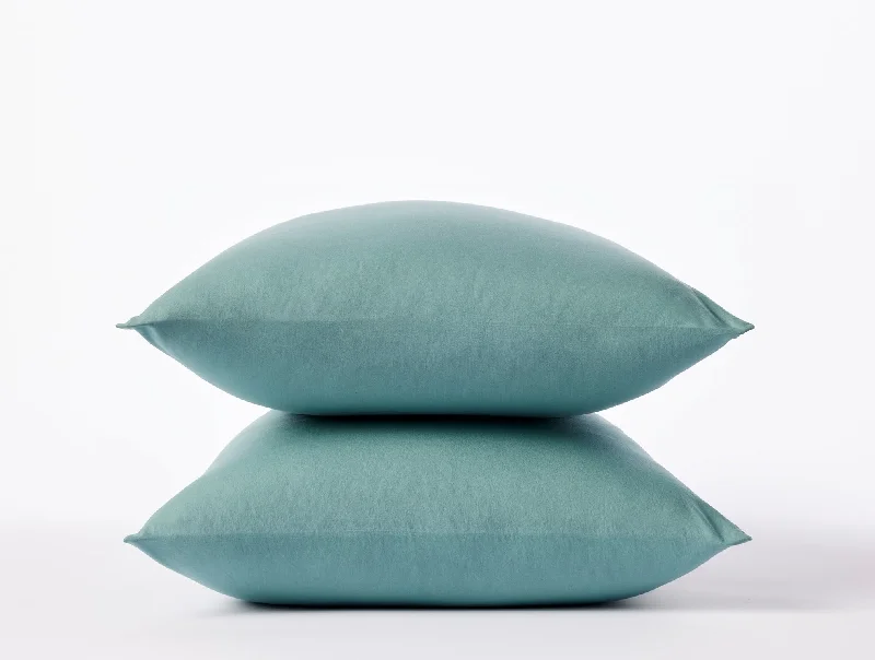 Plush Pillows for a Cozy BedOrganic Crinkled Percale™ Pillowcases - Renewed