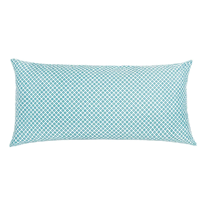 Down Alternative Pillows for Ethical ChoicesTurquoise Diamonds Throw Pillow