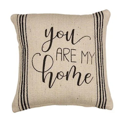 Bed skirts in bold colors for a statement - making lookYou Are My Home Pillow