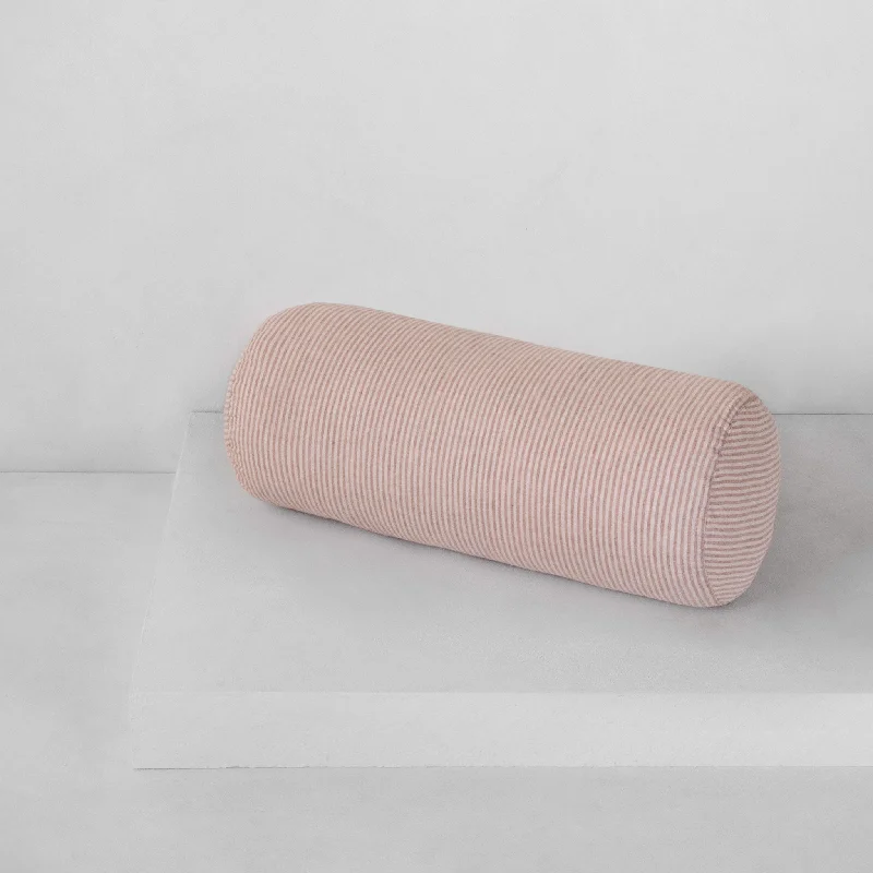 Decorative Pillows for Living Room MakeoverBasix Linen Bolster Pillow - Rosa/Floss