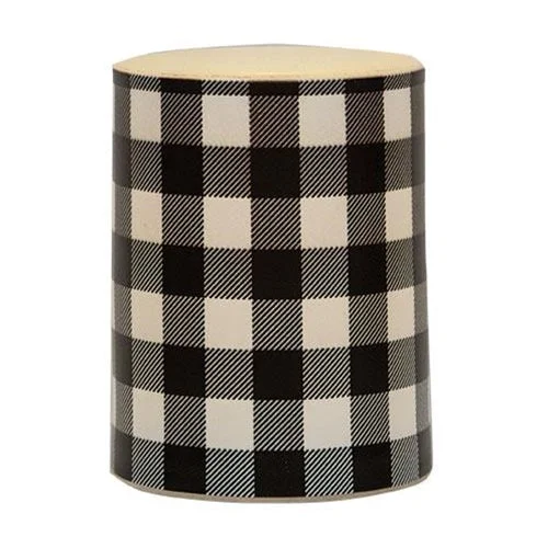 Bed skirts with a mermaid - themed printBlack Large Buffalo Check Timer Pillar 4"