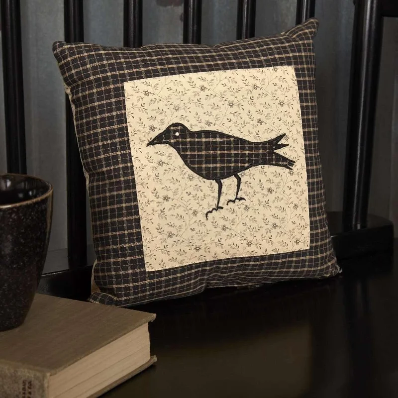 Square Pillows for Modern Home DecorKettle Grove Pillow Crow 10x10 VHC Brands
