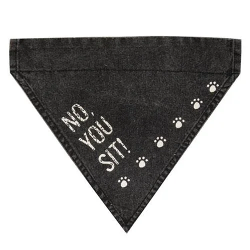 Bed skirts with a mermaid - themed printNo You Sit! Dog Bandana