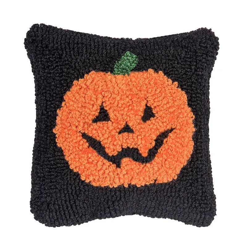 Back Support Pillows for Office ChairsPumpkin Hooked Mini Pillow