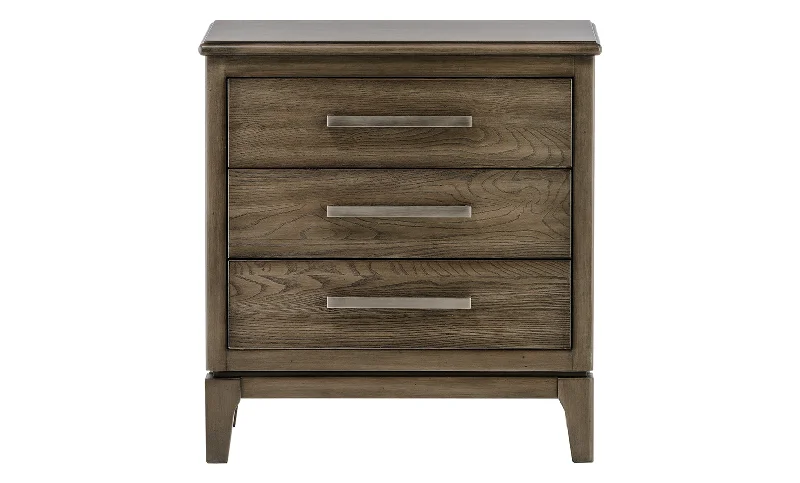 Queen - size mattresses for couples and standard bedroomsCascade Allyson 3 Drawer Nightstand