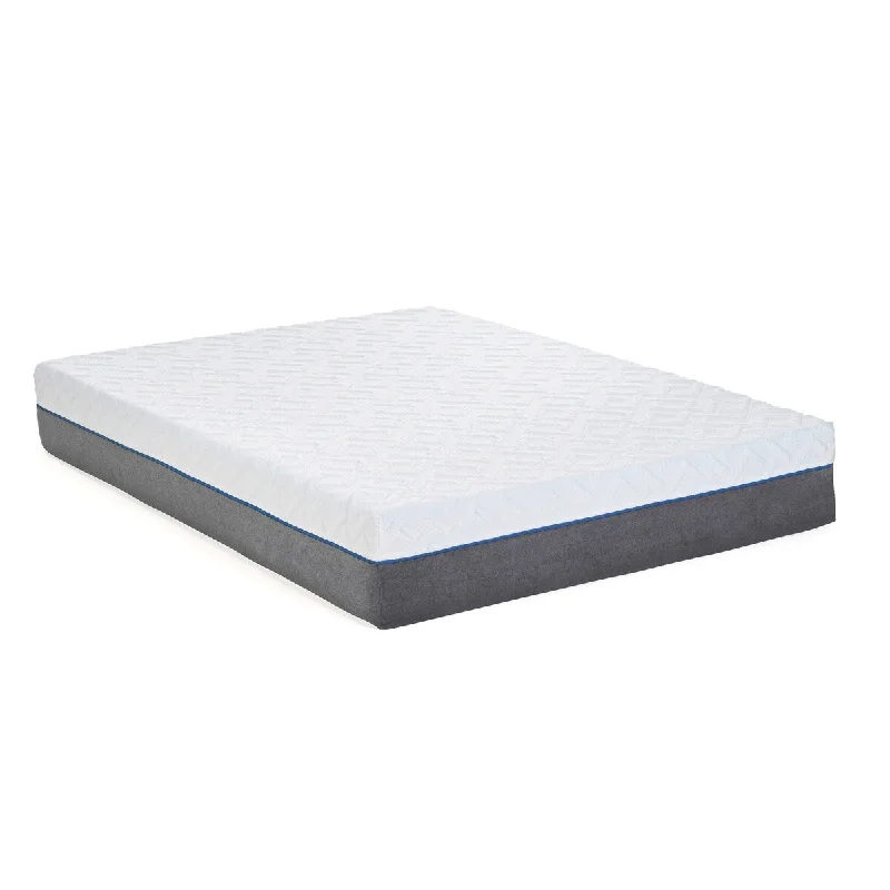 Polyester - foam mattresses for budget - friendly optionsKingston White 12-inch Gel Infused Memory Foam Luxury Plush Mattress