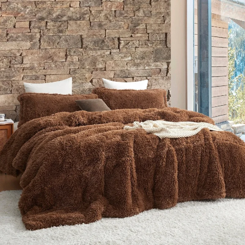 Wool - filled comforters with natural moisture - wicking and temperature - regulating featuresLion Mane - Coma Inducer® Oversized Comforter Set - Golden Brown