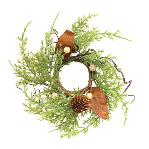 Bed skirts with a flannel material for a cozy winter optionBrown Leaf Cypress Mini Ring