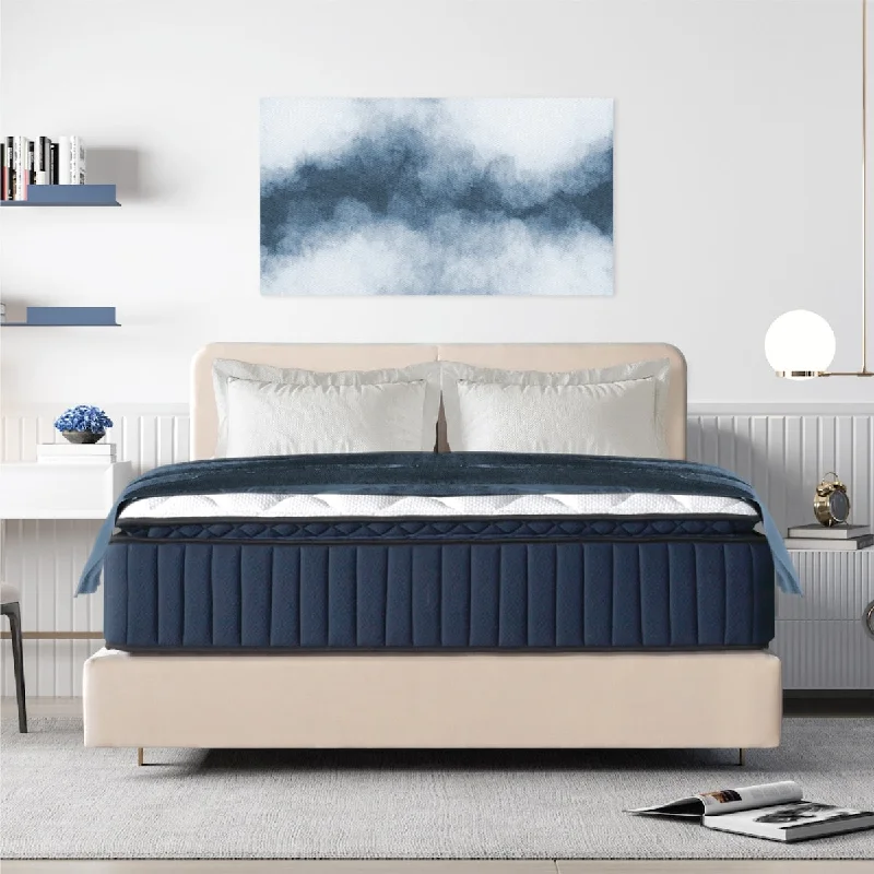 Queen - size mattresses for couples and standard bedroomsOpulence 14" Plush Pillow-Top Memory Foam Edge Support Pocket Spring Premium Hybrid Mattress Queen - size mattresses for couples and standard bedroomsOpulence 14" Plush Pillow-Top Memory Foam Edge Support Pocket Spring Premium Hybrid Mattress