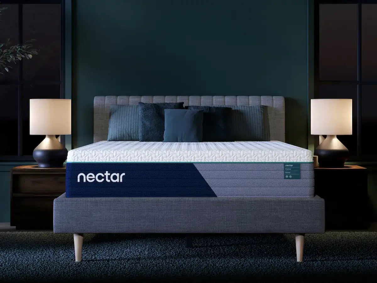 Latex mattresses with natural bounce and breathabilityNectar Premier Hybrid Mattress