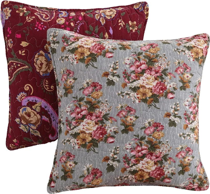 Soft and Fluffy Pillows for Bedroom ComfortAntique Chic Decorative Pillow Pair