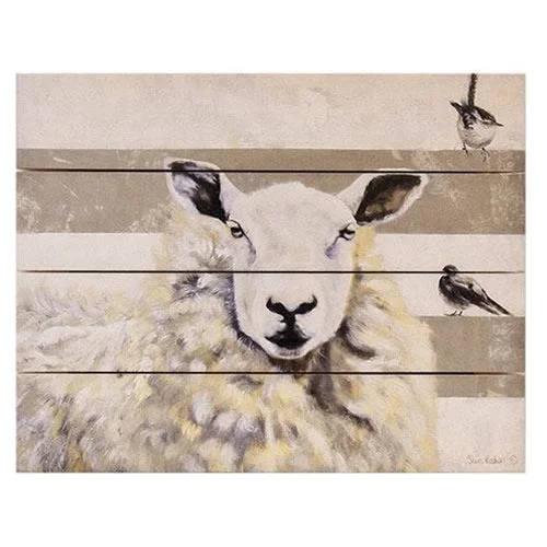 Linen bed skirts for a natural and rustic feelGatherings Pallet Art