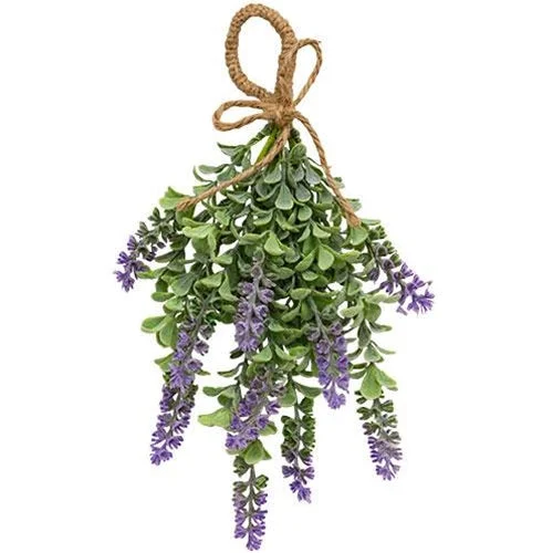Bed skirts with a modern minimalist designPurple Sage Boxwood Hanging Teardrop