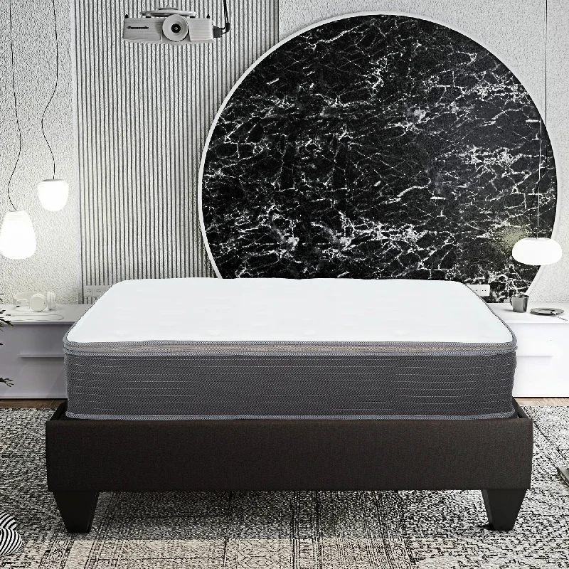 Hybrid mattresses combining foam and innerspring technology10 in. Pocket Spring Hybrid Mattress in a Box, Gel Memory Foam Mattress Hybrid mattresses combining foam and innerspring technology10 in. Pocket Spring Hybrid Mattress in a Box, Gel Memory Foam Mattress