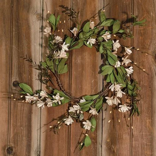 Bed skirts with a child - friendly printTeastain Gardenia Wreath