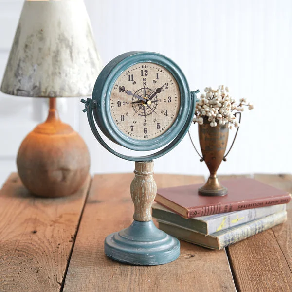 Floral - printed bed skirts for a feminine touchMaritime Compass Clock