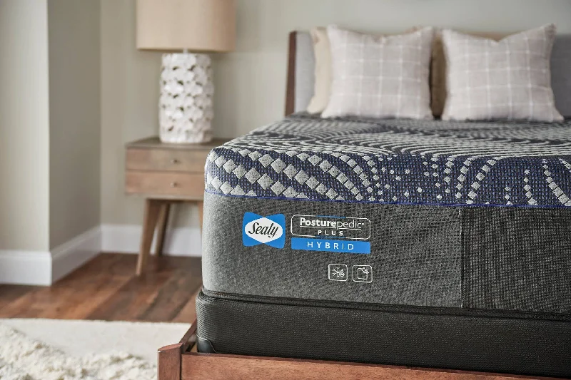 Hybrid mattresses combining foam and innerspring technologySealy Posturepedic® Plus Brenham Firm 13.5” Hybrid Mattress Hybrid mattresses combining foam and innerspring technologySealy Posturepedic® Plus Brenham Firm 13.5” Hybrid Mattress