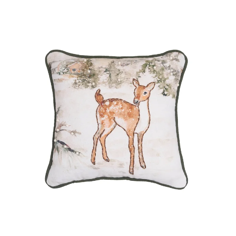 Adjustable Pillows for Customized ComfortWoodland Deer Mini Pillow