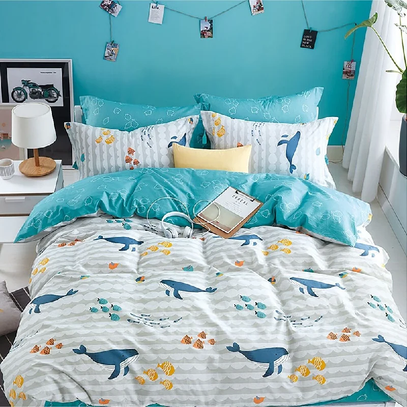 Hypoallergenic Pillows for Allergy SufferersPorch & Den Kenai Ocean Cotton Queen/Full Duvet Cover Set