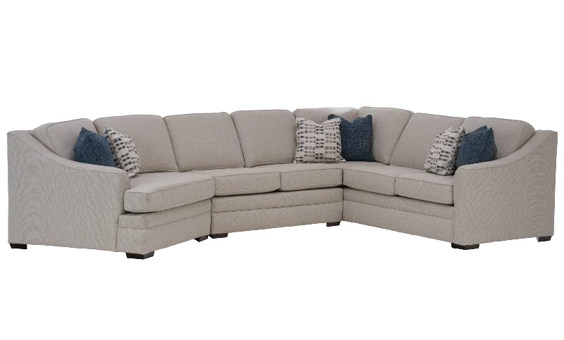 Bamboo - charcoal infused mattresses for odor absorptionTaylor 3-Piece Sectional