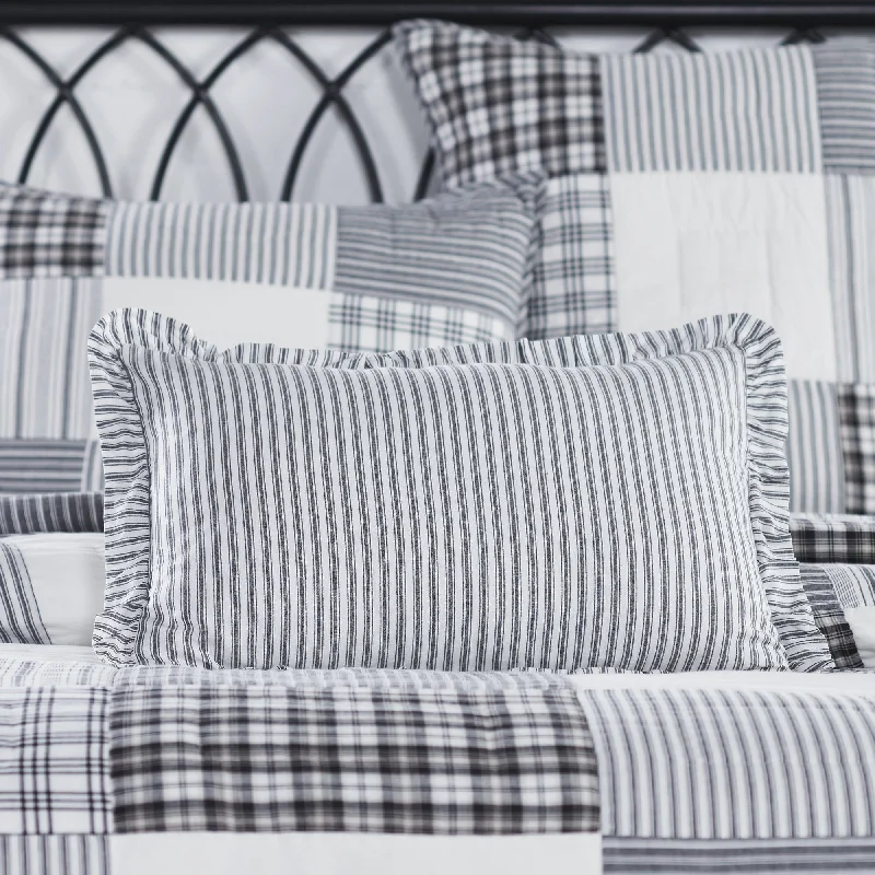 Bolster Pillows for Sofa DecorationFarmstead Black Ticking Stripe Pillow