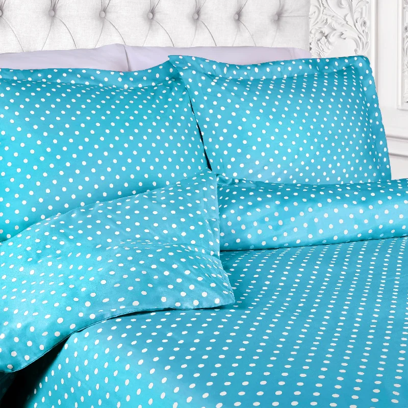 Hypoallergenic Pillows for Allergy SufferersSuperior Thread Count 600TC Polka Dot Cotton Blend Duvet Cover Set