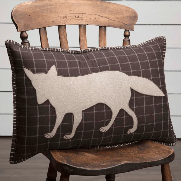 Silk Pillows for Smooth Skin and HairWyatt Fox Applique Pillow
