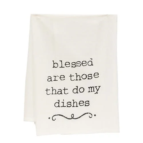 Twin - size bed skirts for a single bedBlessed Are Those That Do My Dishes Dish Towel Twin - size bed skirts for a single bedBlessed Are Those That Do My Dishes Dish Towel