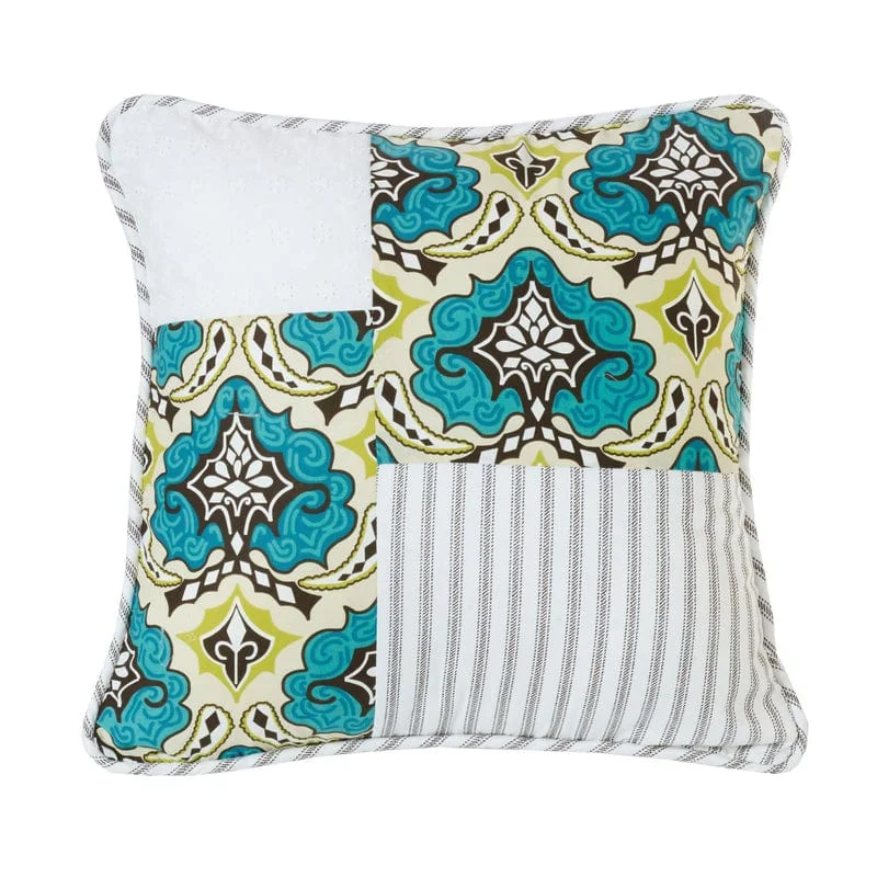 Round Pillows for Boho-Style InteriorsSalado Patchwork Pillow