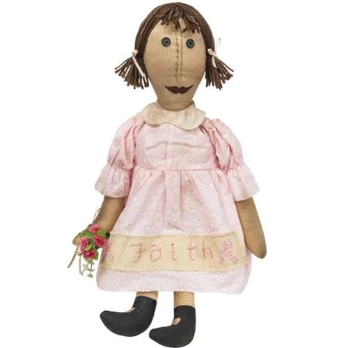 Full - size bed skirts with a gathered fabricFaith Awareness Doll