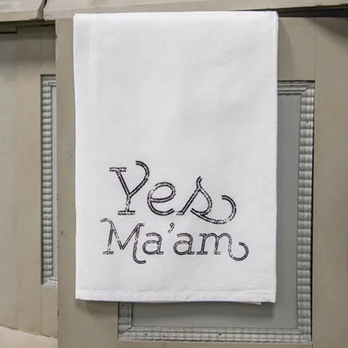 Bed skirts with a mermaid - themed printYes Ma'am Dish Towel