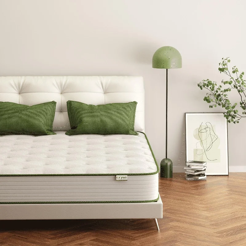 Innerspring mattresses with coil counts for support12-inch Memory Foam Mattress Hybrid Bed Mattress in a Box
