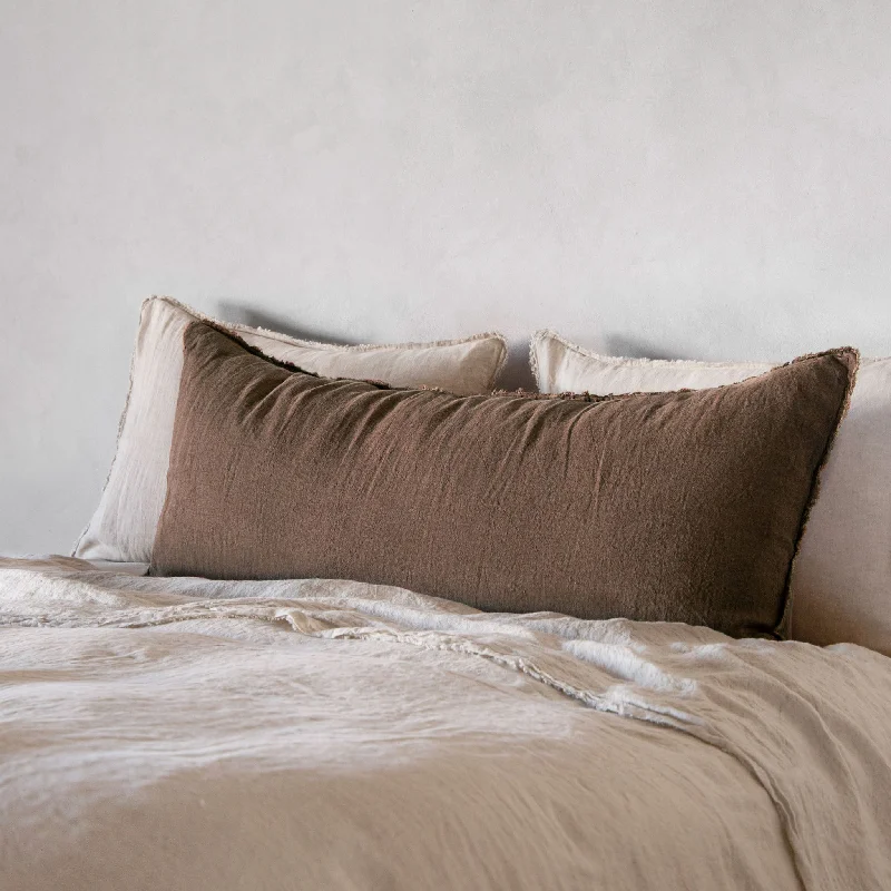 Bolster Pillows for Sofa DecorationFlocca Linen Body Pillow - Bere
