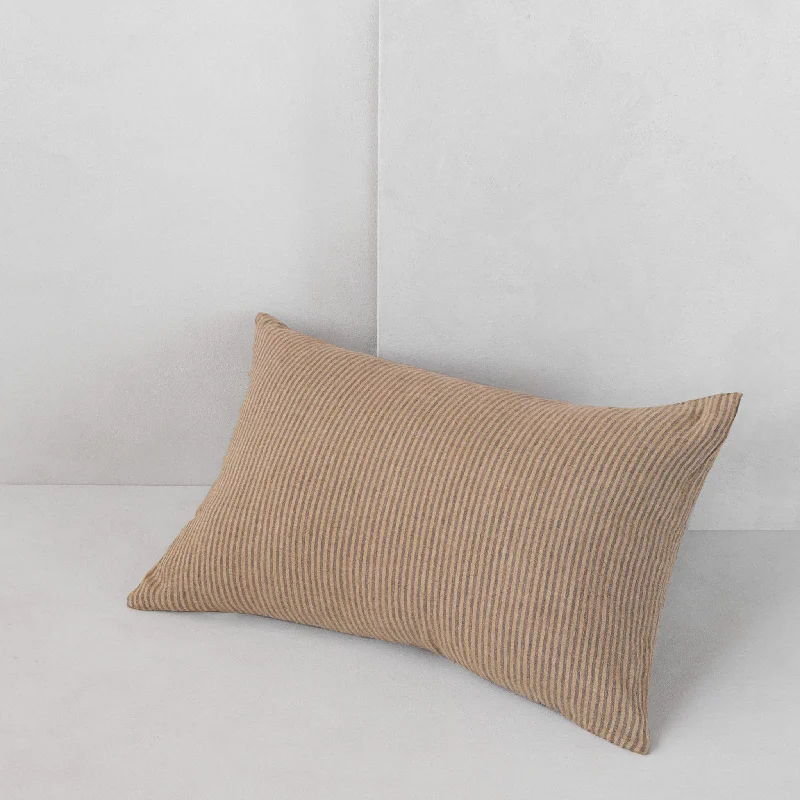 Memory Foam Pillows for Neck SupportBasix Stripe Linen Pillow - Carmel/Tempest