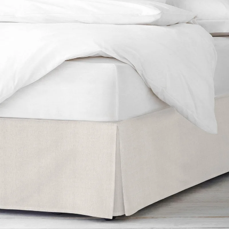 Bed skirts with a Christmas - themed pattern6ix Tailors Elsie Ivory Bedskirt