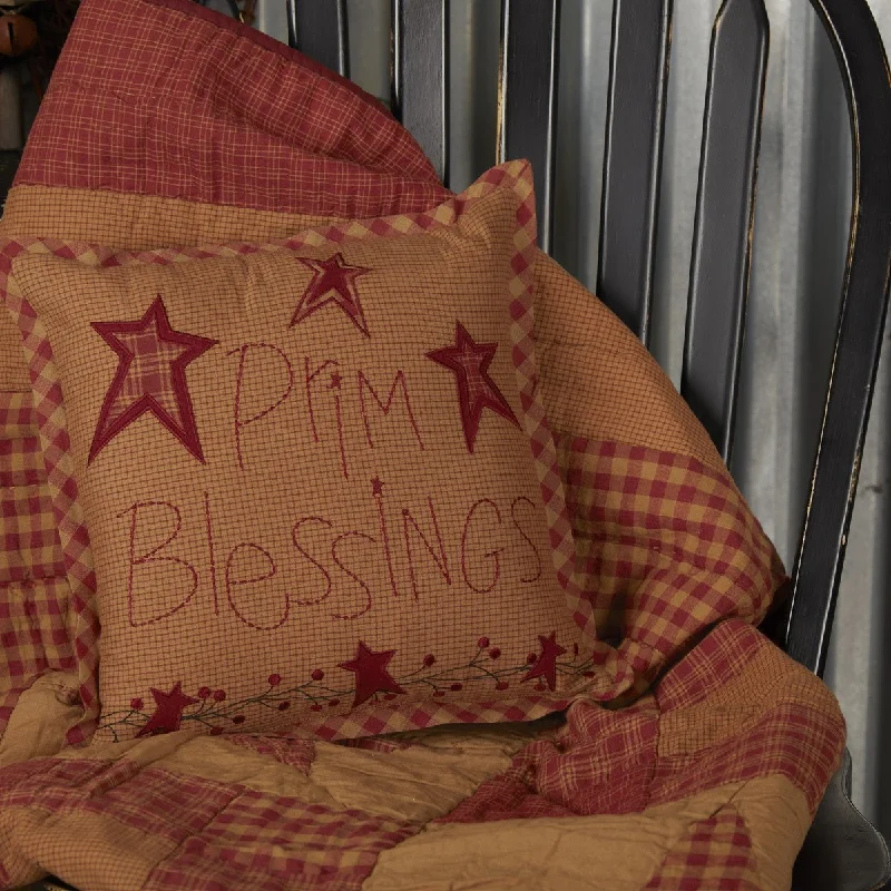 Memory Foam Pillows for Neck SupportBurgundy Star Prim Blessings Pillow 12"